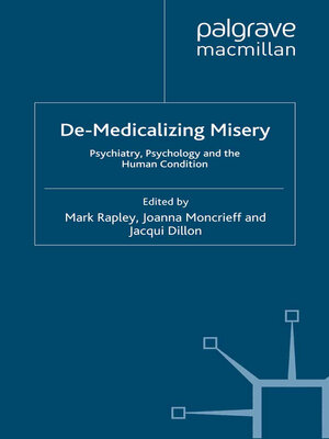 cover image of De-Medicalizing Misery